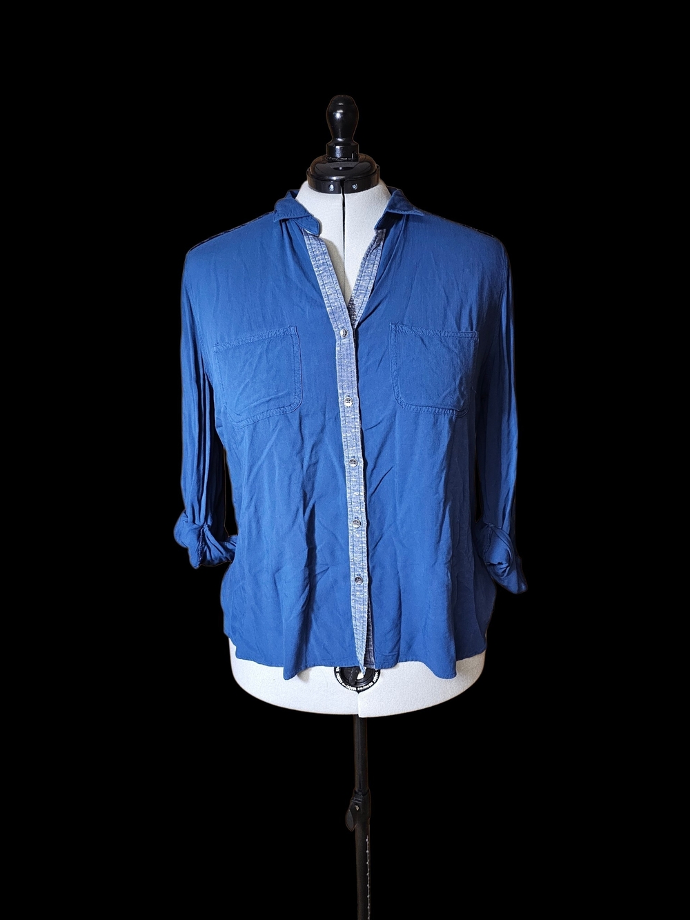 Rock & Republic Blue Button-Down Shirt